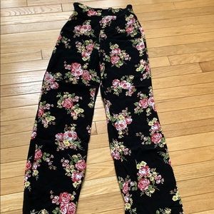Floral pants